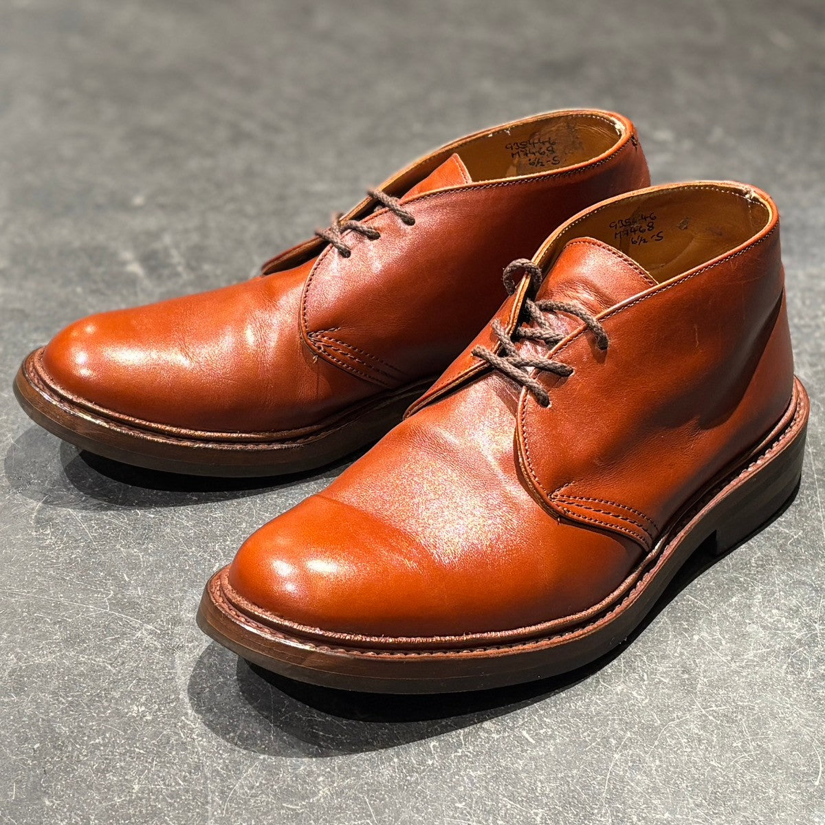 【Tricker's】トリッカーズ ウィンストン チャッカブーツ M7468 カーフ ブラウン サイズUK6.5