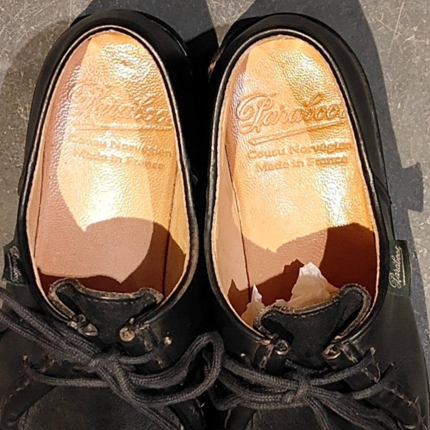 美品【Paraboot】パラブーツ ミカエル チロリアン リスレザー ブラック レディース サイズUK3