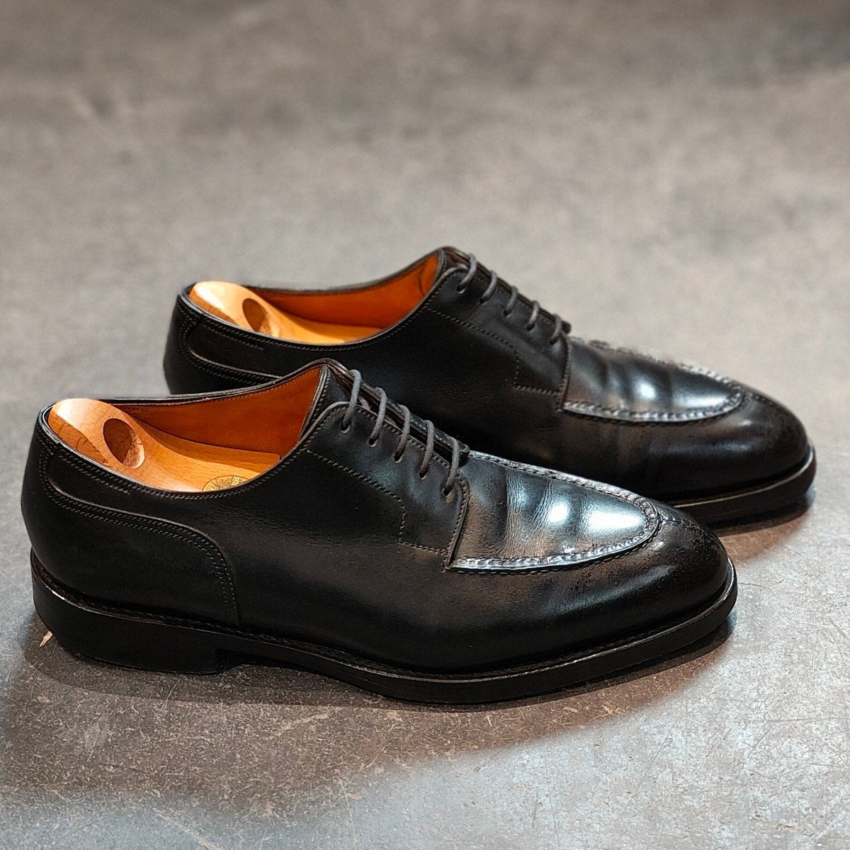 希少 美品【JOHN LOBB】ジョンロブ シャンボード Uチップ ブラック サイズ UK5.5E 8695ラスト