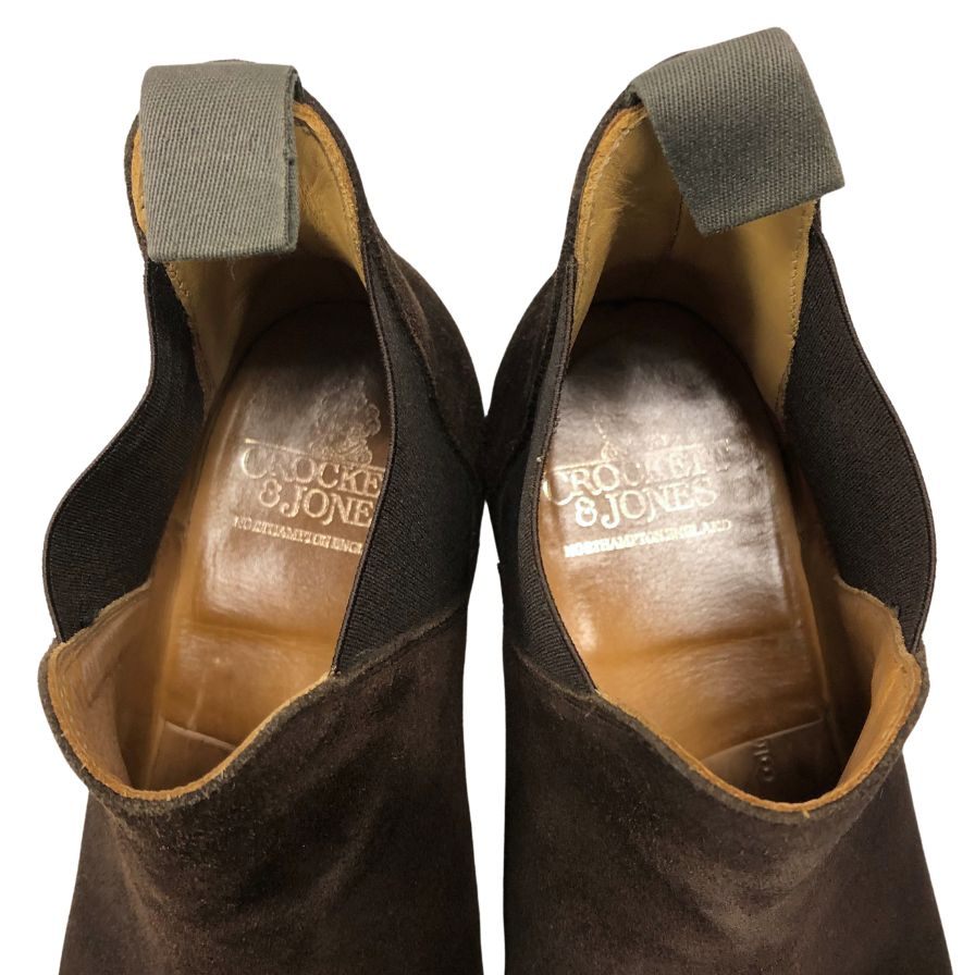 【CROCKETT&JONES】クロケット&ジョーンズ ブーツ スエード ブラウン(茶系) サイズ 8 341ラスト