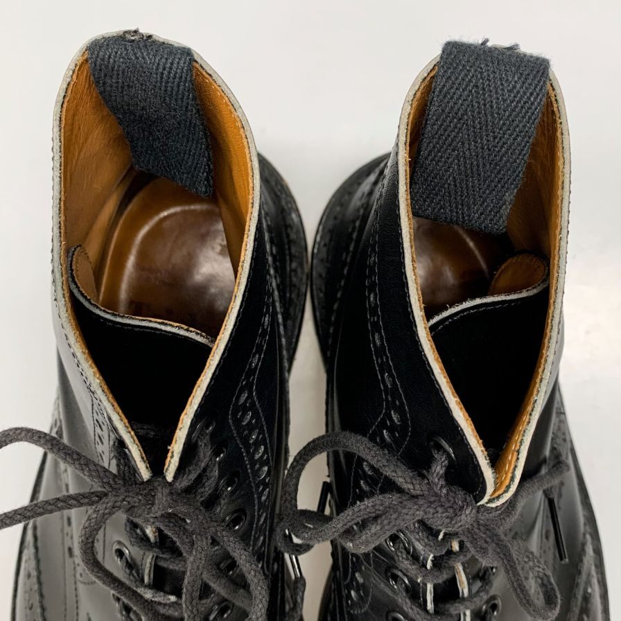 【Tricker`s】トリッカーズ M2508 ブーツ カーフ ブラック(黒) サイズ 7ハーフ ラスト