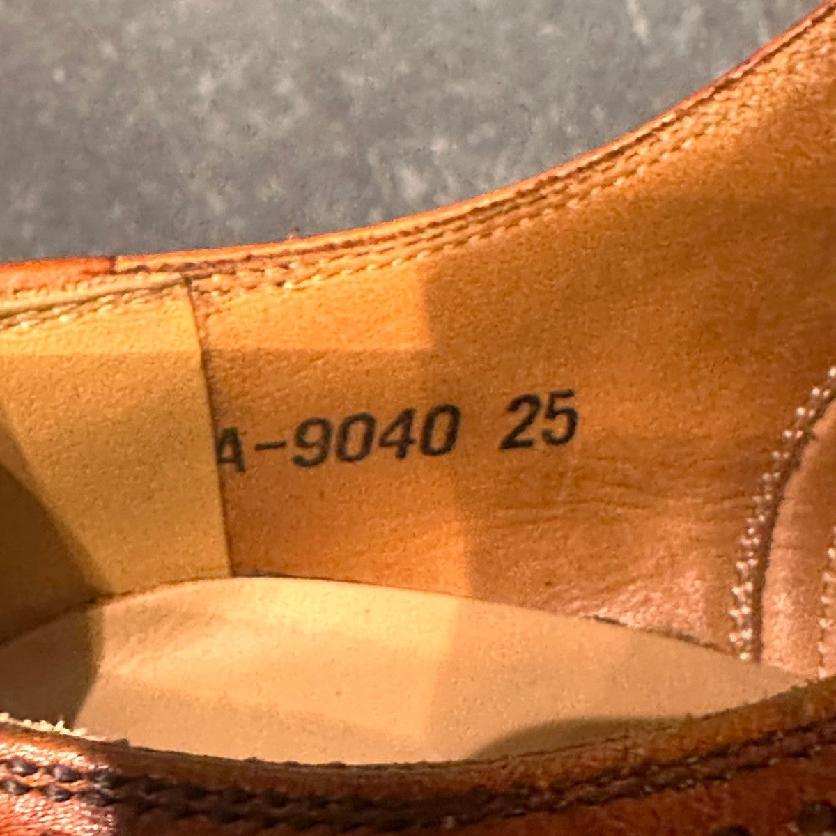 【SCOTCH GRAIN】スコッチグレイン 9040 セミブローグ カーフ ブラウン サイズ25