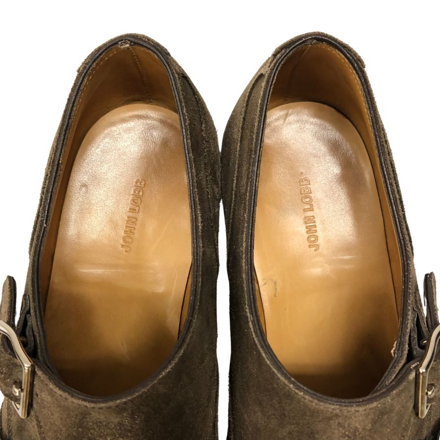 【John Lobb】ジョンロブ ビジネスシューズ スエード ブラウン(茶系) サイズ 6E 7000ラスト