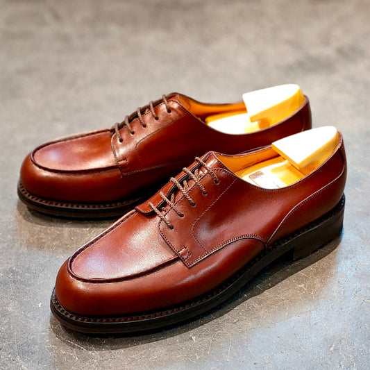 希少 新品未使用 【J.M.WESTON】ジェイエムウエストン 641 ゴルフ Uチップ ボックスカーフ レッドエトラスコ サイズ UK9C 31ラスト 参考定価¥176,000-