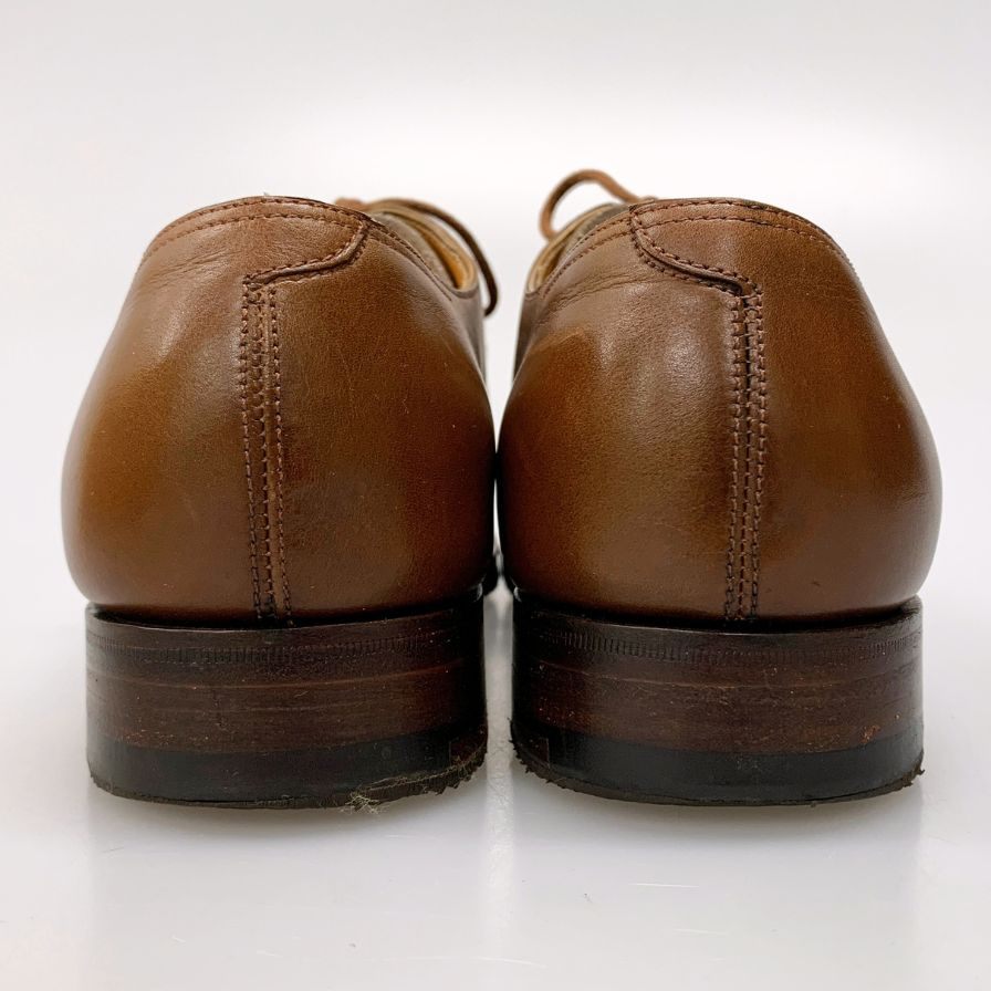 希少 美品【JOHN LOBB】ジョンロブ Sスタンプ シティ ストレートチップ カーフ ブラウン サイズ UK6E 8695ラスト