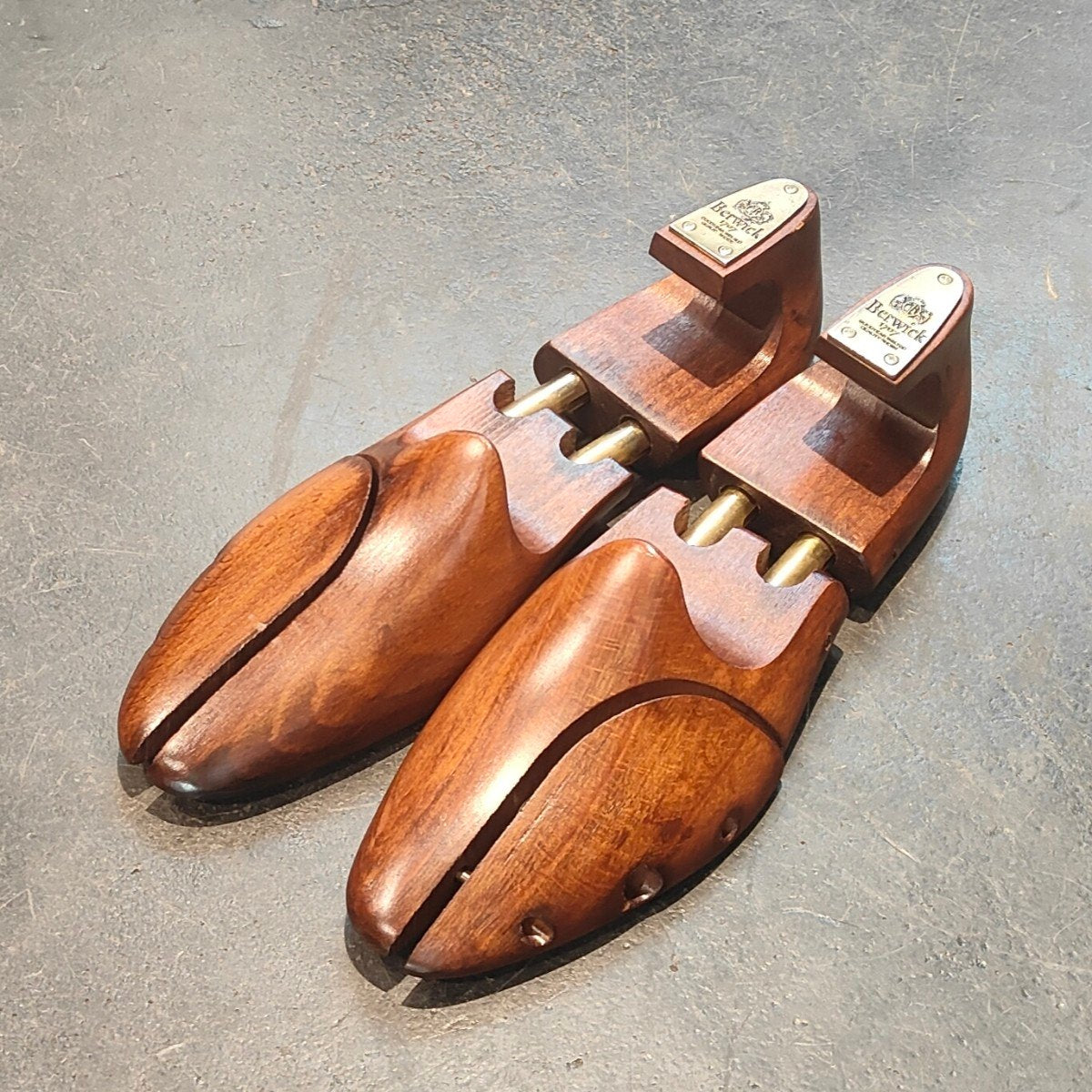 使用数回 【Berwick】バーウィック 5292 シングルモンク ブラック サイズUK5.5 参考定価¥39,600-