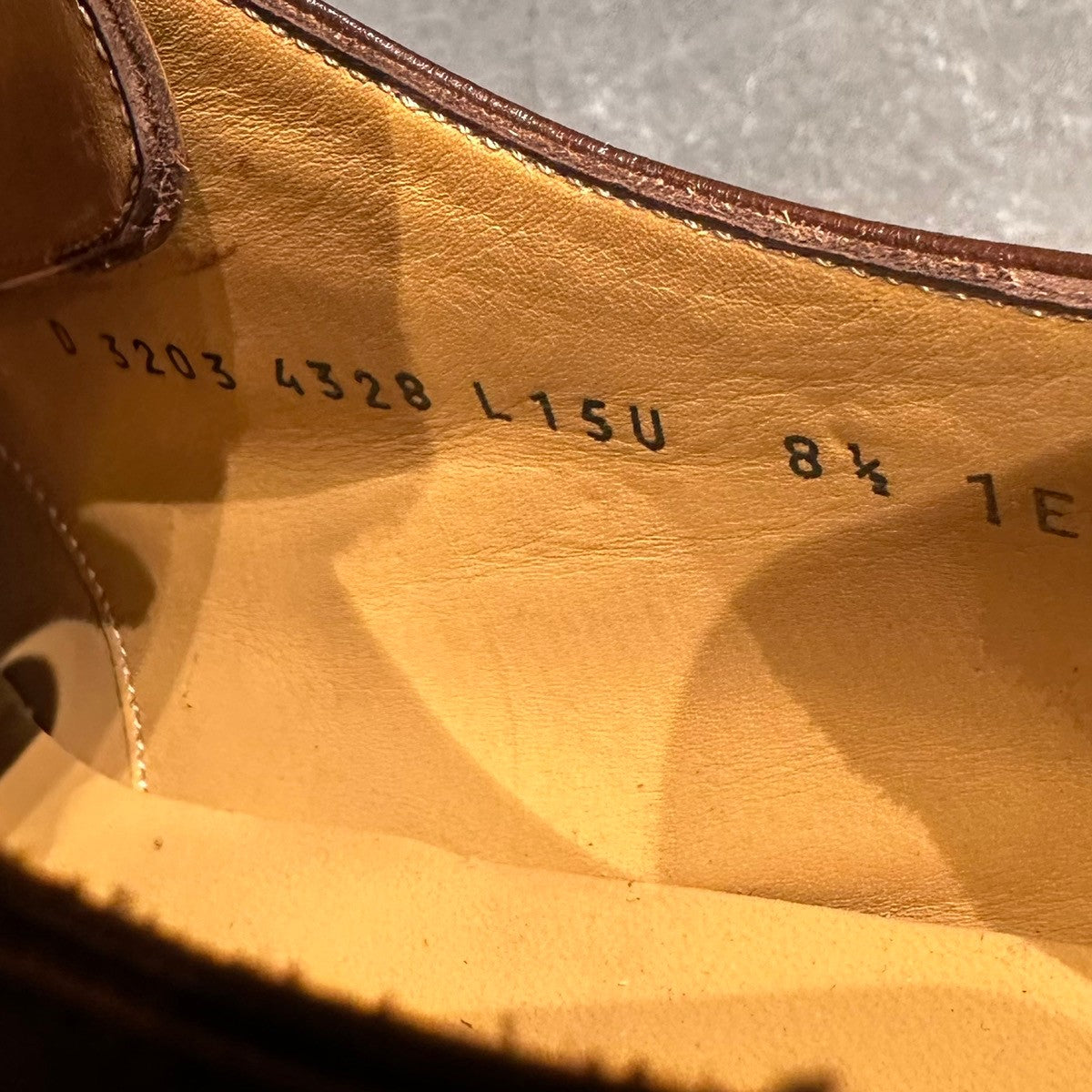 未使用品【Salvatore Ferragamo】サルヴァトーレ フェラガモ 4328 ウイングチップ カーフ ブラウン サイズUK8.5E