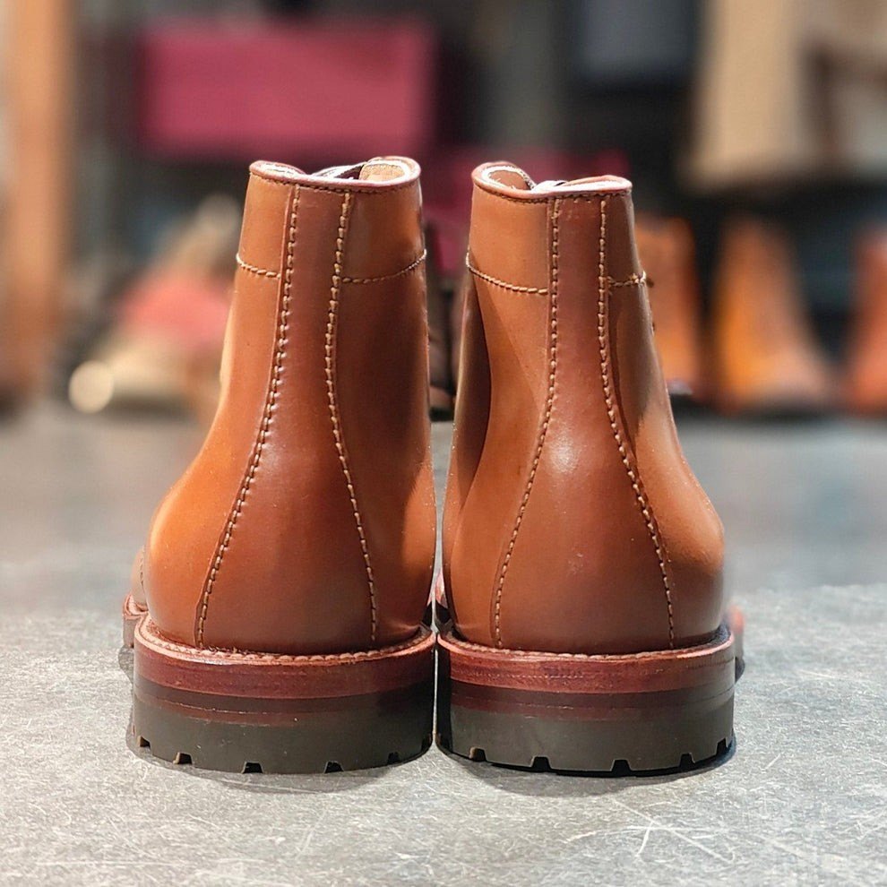 希少 新品未使用 【ALDEN】オールデン LEFFOT別注 4026HC ブーツ コードバン ウイスキー サイズUS8D バリーラスト