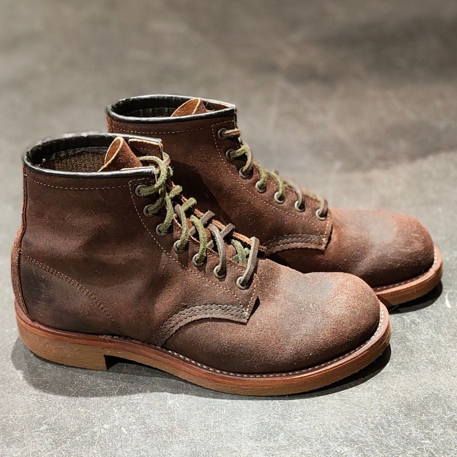 希少 【RED WING】レッドウイング×ナイジェルケーボン 4618 ブーツ プレーントゥ ブラウン サイズ US7.5