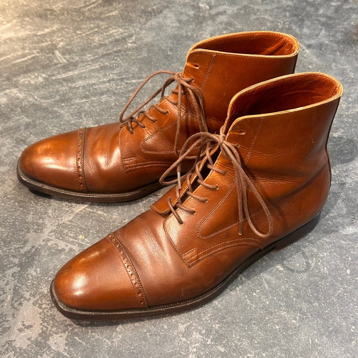 CROCKETT&JONES】クロケット&ジョーンズ 9899 キャップトゥ ブーツ