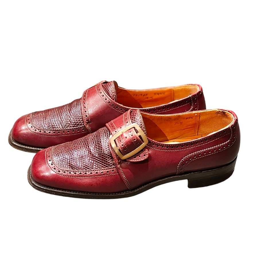【Tricker’s】トリッカーズ ビジネスシューズ リザード ブラウン(茶系) サイズ UK7 ラスト
