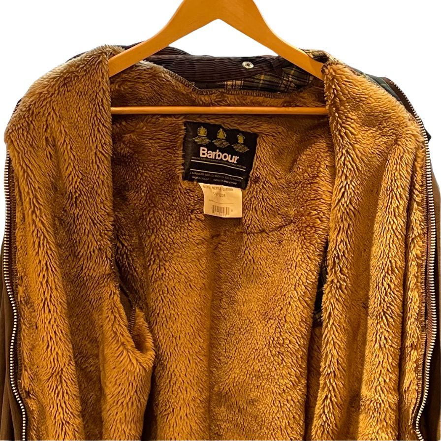 【Barbour】バブアー ソルウェイジッパー 3ワラント ブラウン系 サイズ40 ※A259パイルライナー付