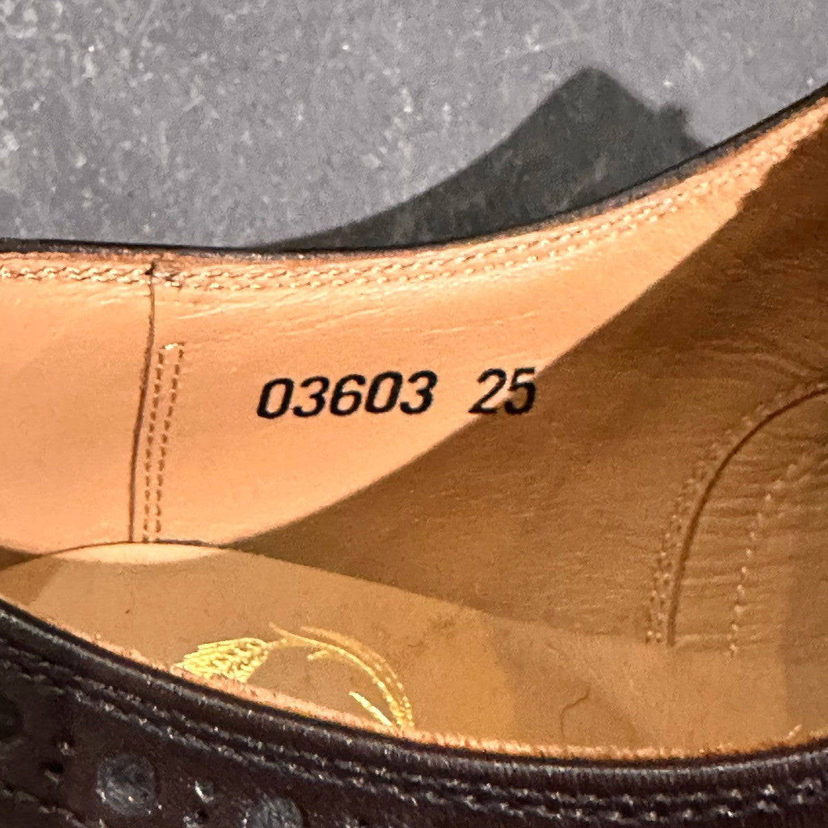 【SCOTCH GRAIN】スコッチグレイン 03603 フルブローグ カーフ ダークブラウン サイズ25cm
