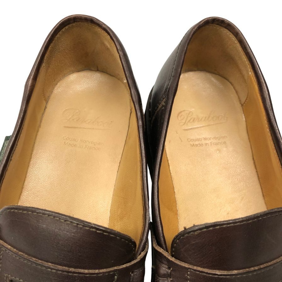 【PARABOOT】パラブーツ ローファー リスレザー ブラウン(茶系) サイズ 8 ラスト