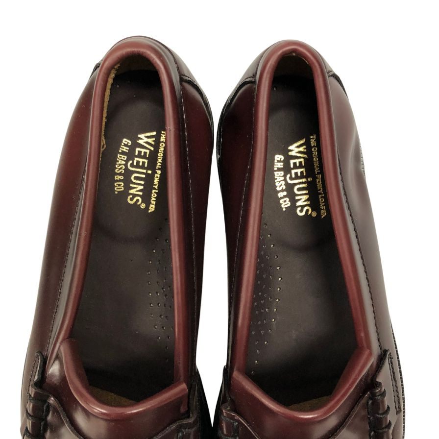 【G.H.Bass&Co.】ジーエイチバス ローファー バーガンディ ボルドー サイズ 8.5 ラスト