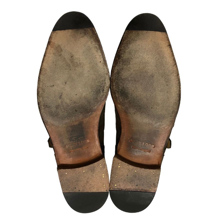 【John Lobb】ジョンロブ ビジネスシューズ スエード ブラウン(茶系) サイズ 6E 7000ラスト