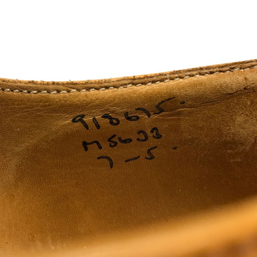 【Tricker’s】トリッカーズ M5633 ビジネスシューズ ベージュ サイズ 7.5 ラスト
