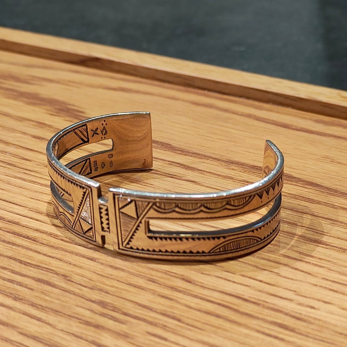 【HERMES Accessory】エルメス バングル トゥアレグ T4 シルバー925 ユニセックス 腕まわり18.0cm