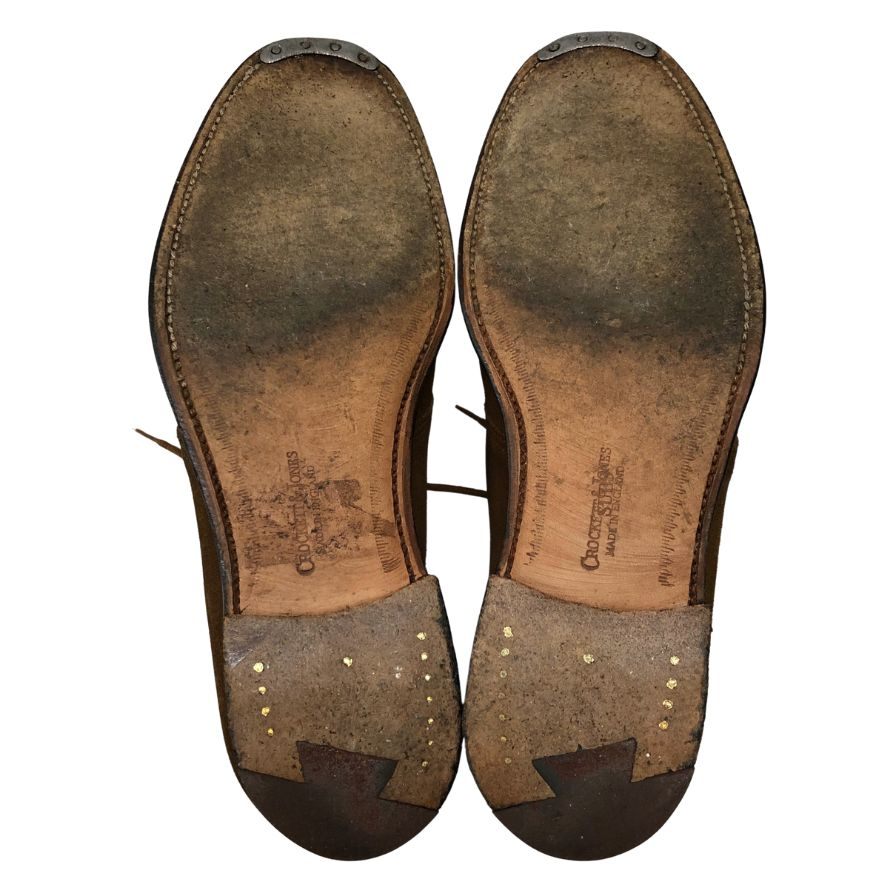 【CROCKETT&JONES CHERTSEY】クロケット&ジョーンズ ブーツ スエード ブラウン(茶系) サイズ 6E ラスト