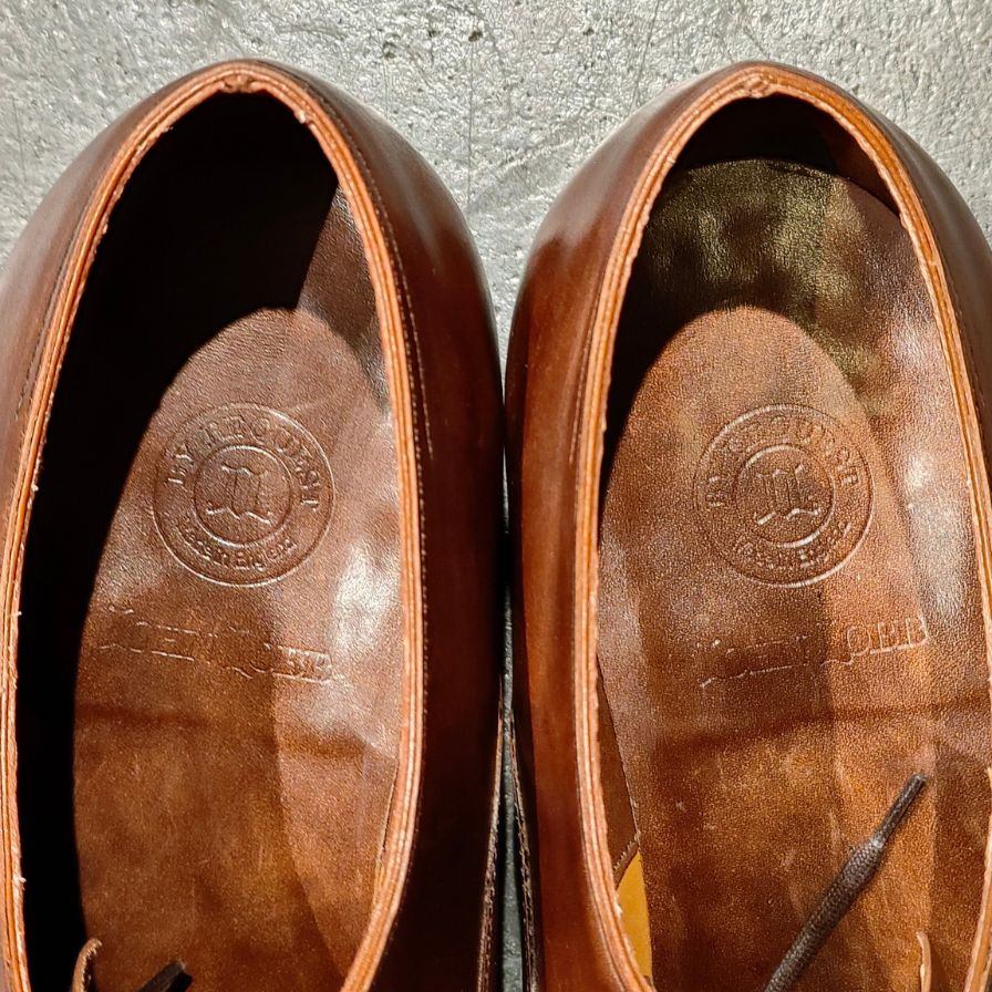極美品 【JOHN LOBB】ジョンロブ ハットン ウイングチップ ミスティカーフ ブラウン サイズUK8.5E 7000ラスト