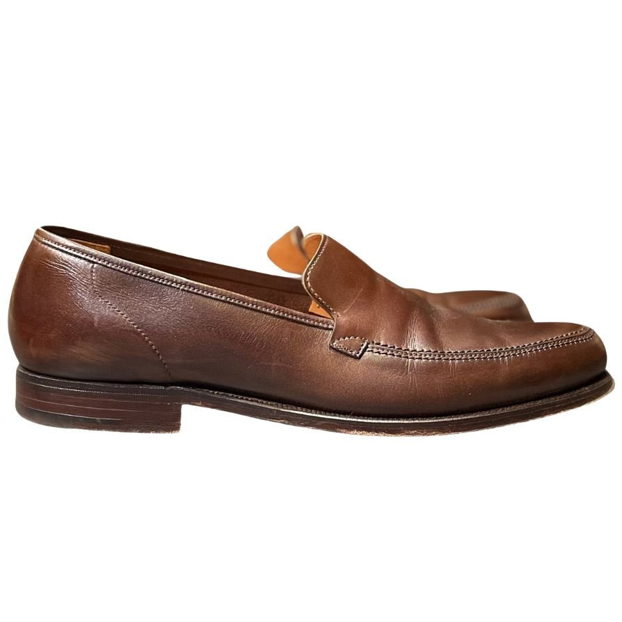 【CROCKETT&JONES】クロケット&ジョーンズ ローファー ブラウン(茶系) サイズ UK8.5E ラスト