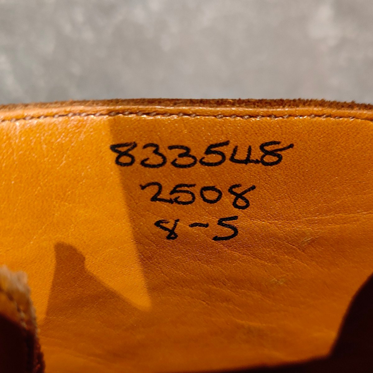 【Tricker’s】トリッカーズ SHIPS別注 2508 ウィングチップ カントリーブーツ カーフ ブラウン サイズUK8