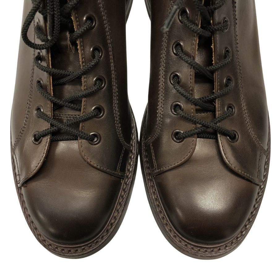 【Tricker's】トリッカーズ 6077 モンキーブーツ レースアップブーツ レザー ブラウン サイズUK9