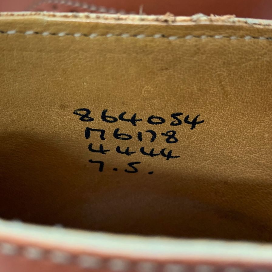 【Tricker's Paul Smith】トリッカーズ ポールスミス M6178 ブーツ ブラウン(茶系) サイズ 7 ラスト