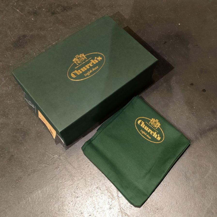 極美品【Church's】チャーチ バーウッド スタッズ ポリッシュドバインダーカーフ ブラック サイズ 37(23.5cm相当)DE0002 レディース