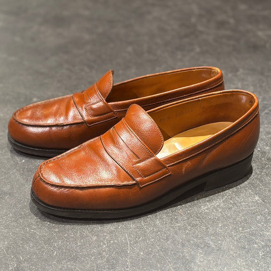 【J.M.WESTON】ジェイエムウエストン シグニチャーローファー 180 ウエストンヴィンテージ グレインレザー ブラウン サイズUK6.5D