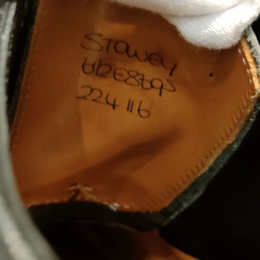 【JOHN LOBB】ジョンロブ ストーウェイ ウイングチップ ブラック サイズUK6.5E 8695ラスト