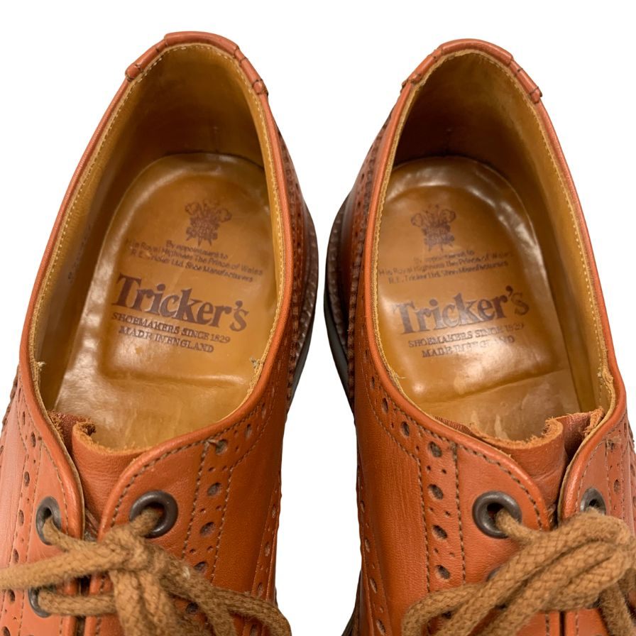 【Tricker’s】トリッカーズ M5633 ビジネスシューズ ウイングチップ ブラウン(茶系) サイズ 9.5 ラスト