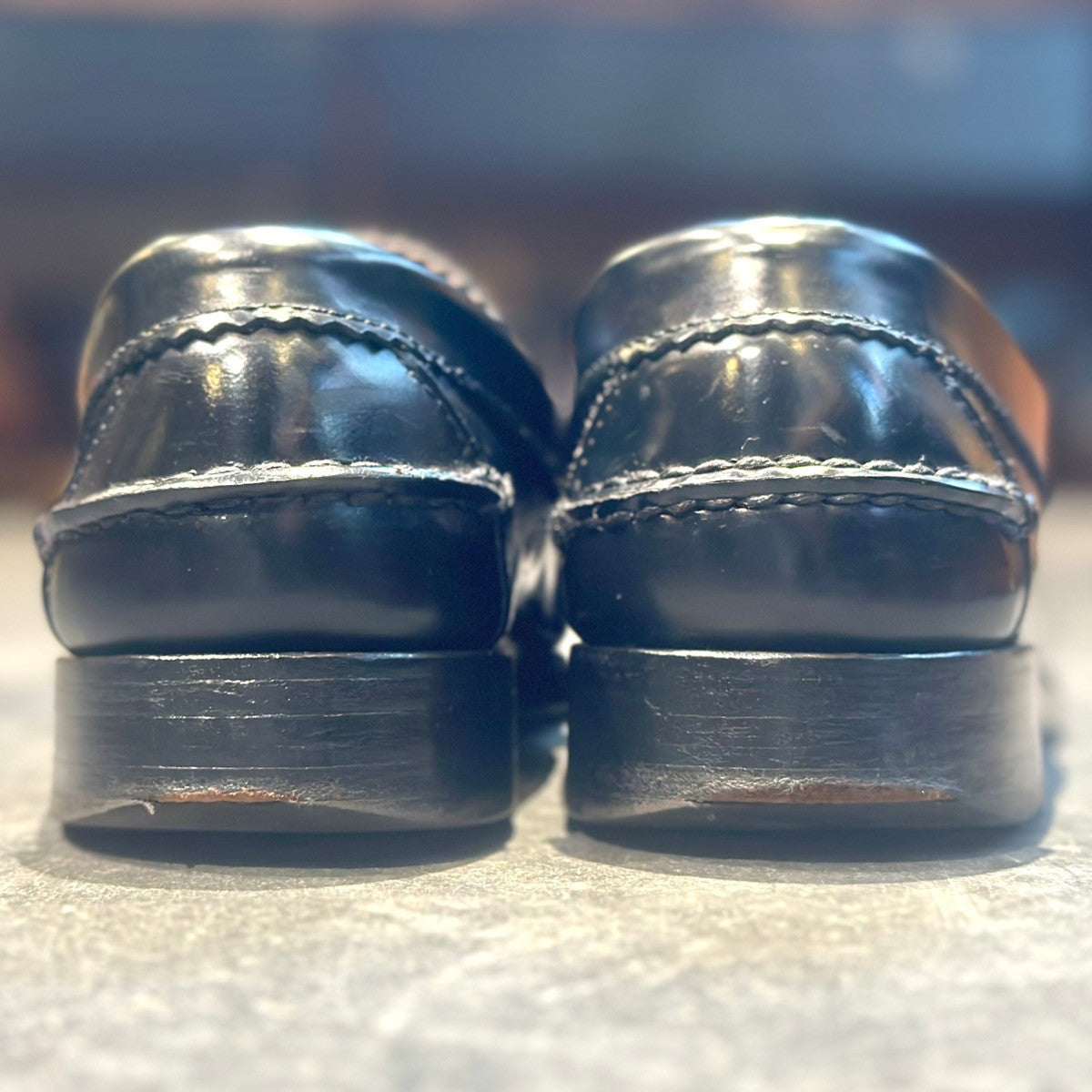 美品【Allen Edmonds】アレンエドモンズ ケンウッド コインローファー カーフ ブラック サイズ UK8