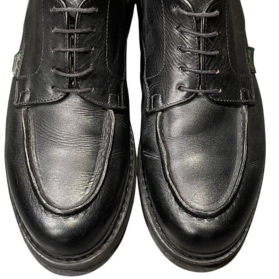 【Paraboot】パラブーツ シャンボード Uチップ リスレザー ブラック サイズUK6 定価¥96,800-