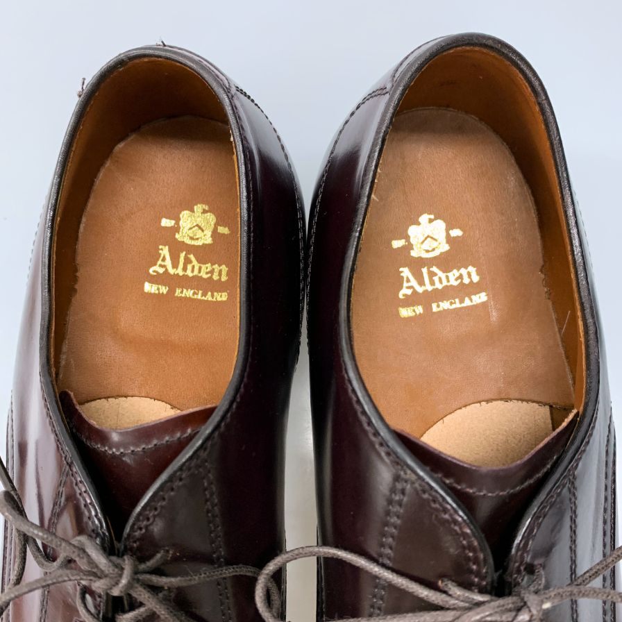 【ALDEN】オールデン 54038 ビジネスシューズ レザー ブラウン(茶系) サイズ 8.5 ラスト