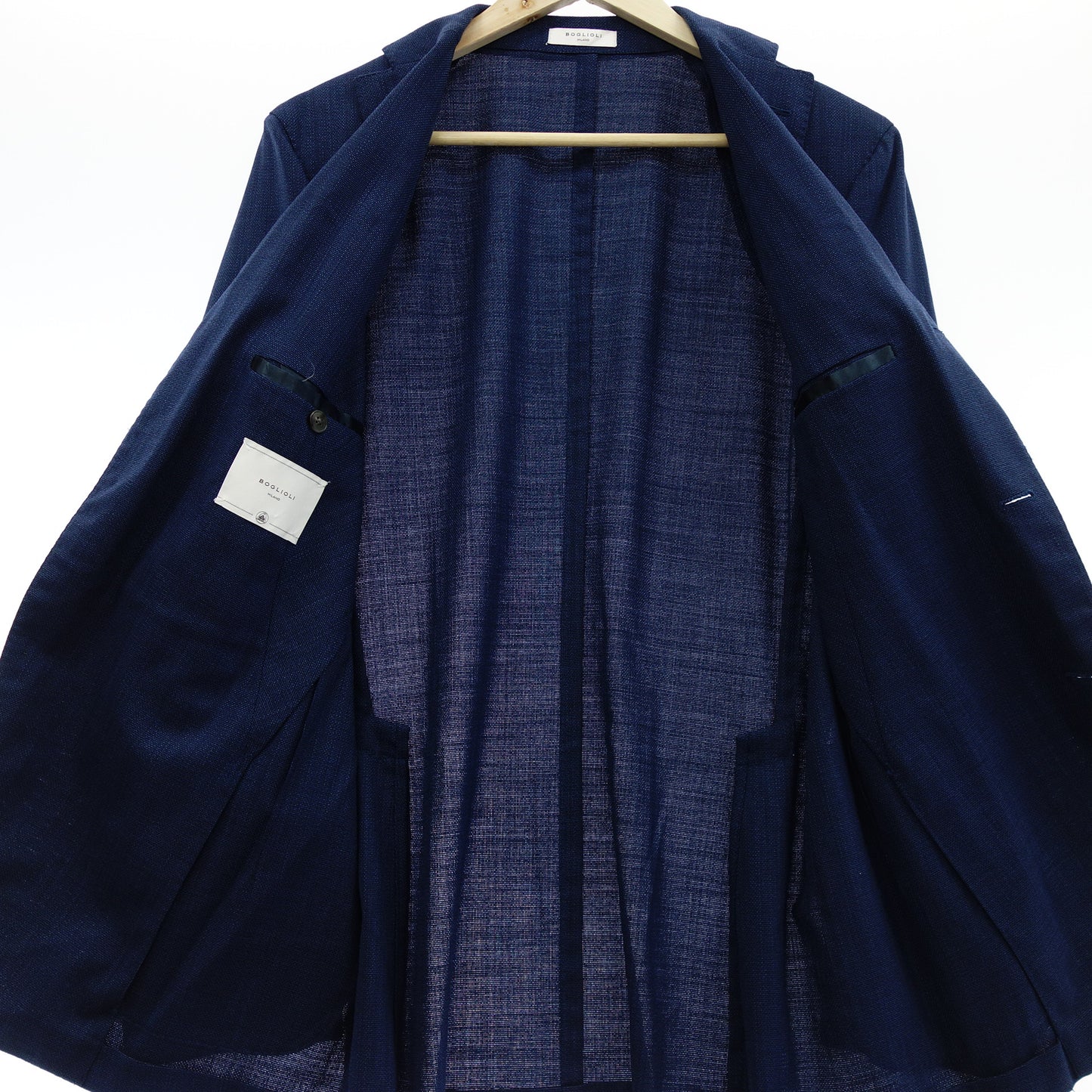 【BOGLOILI】ボリオリ 段返り3Bウールジャケット N2902E K.JACKET SSモデル ネイビー サイズ 50
