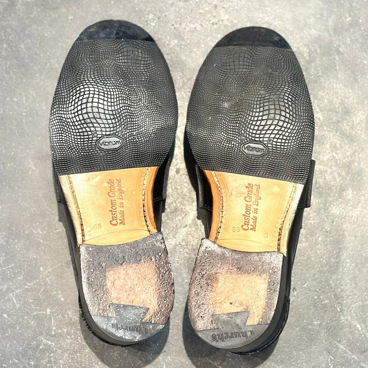 極美品【Church's】チャーチ タンブリッジ 5都市 アンラインド ポリッシュドバインダーカーフ ブラック サイズUK55G 126ラスト