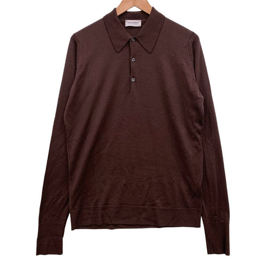 【JOHN SMEDLEY】ジョンスメドレー 長袖ニットポロシャツ  サイズ