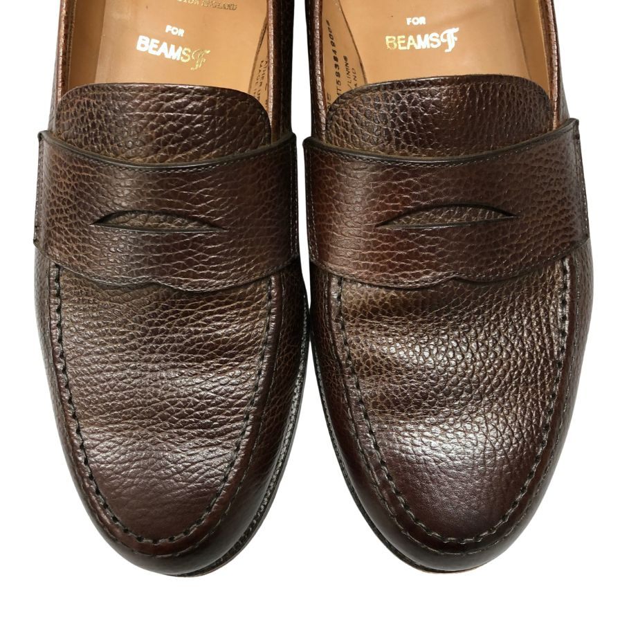 【CROCKETT&JONES】クロケット&ジョーンズ ローファー カーフ 木目 サイズ - ラスト