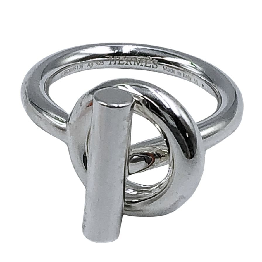 【HERMES Accessory】エルメス リング エシャペ シルバー925 メンズ サイズ56