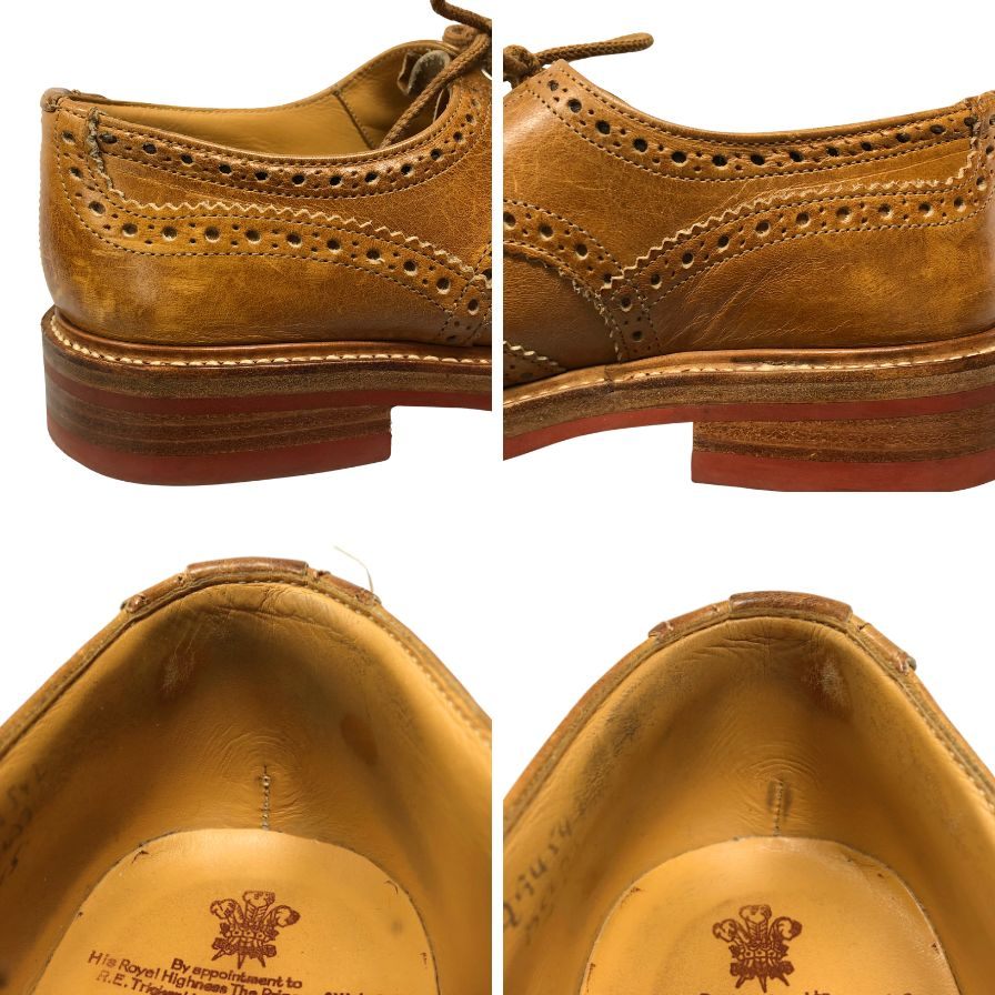 【Tricker's】トリッカーズ バートン M5633 エイコンアンティーク サイズ UK8 参考定価¥132,000-