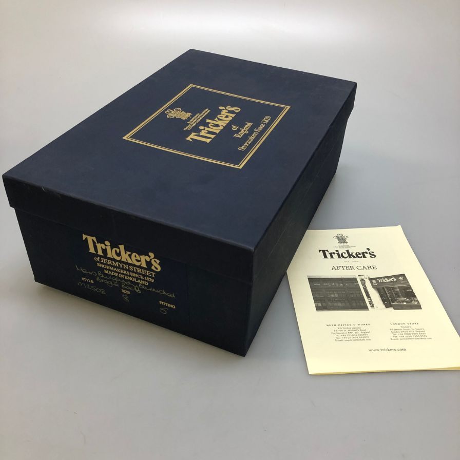 【Tricker's】トリッカーズ カントリーブーツ モールトン ウイングチップ 913439 M2508 ブラウン UK8.5