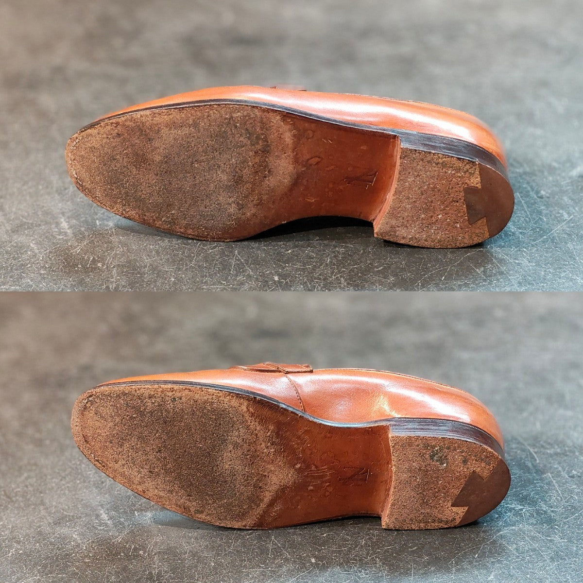 【CROCKETT&JONES】クロケット&ジョーンズ ニュー&リングウッド別注 バタフライローファー カーフ ブラウン サイズ UK6EE 302ラスト