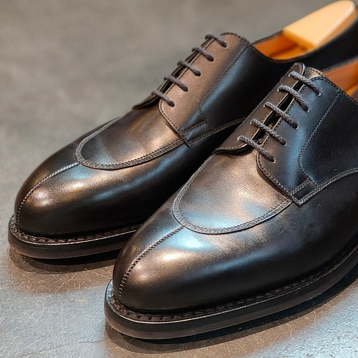 使用数回  【J.M.WESTON】ジェイエムウエストン  Uチップ カーフ ブラック サイズ UK7.5C 25ラスト 定価¥170,500-