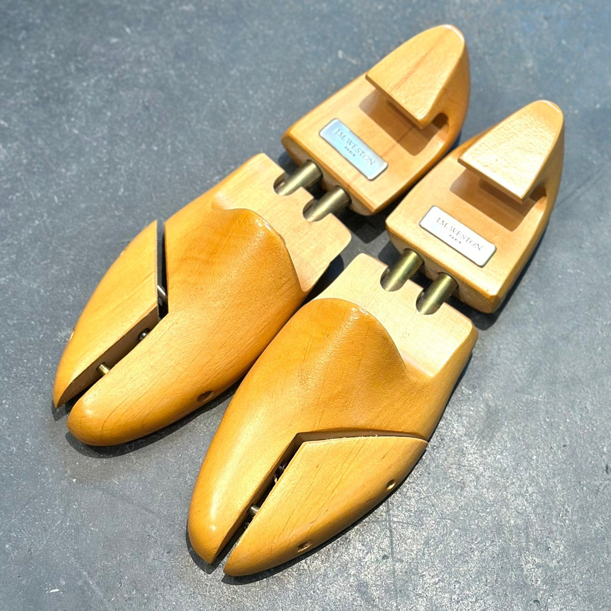 極美品【J.M.WESTON】ジェイエムウエストン ウイングチップ 590 トリプルソールダービー カーフ ブラック サイズ8C 22ラスト