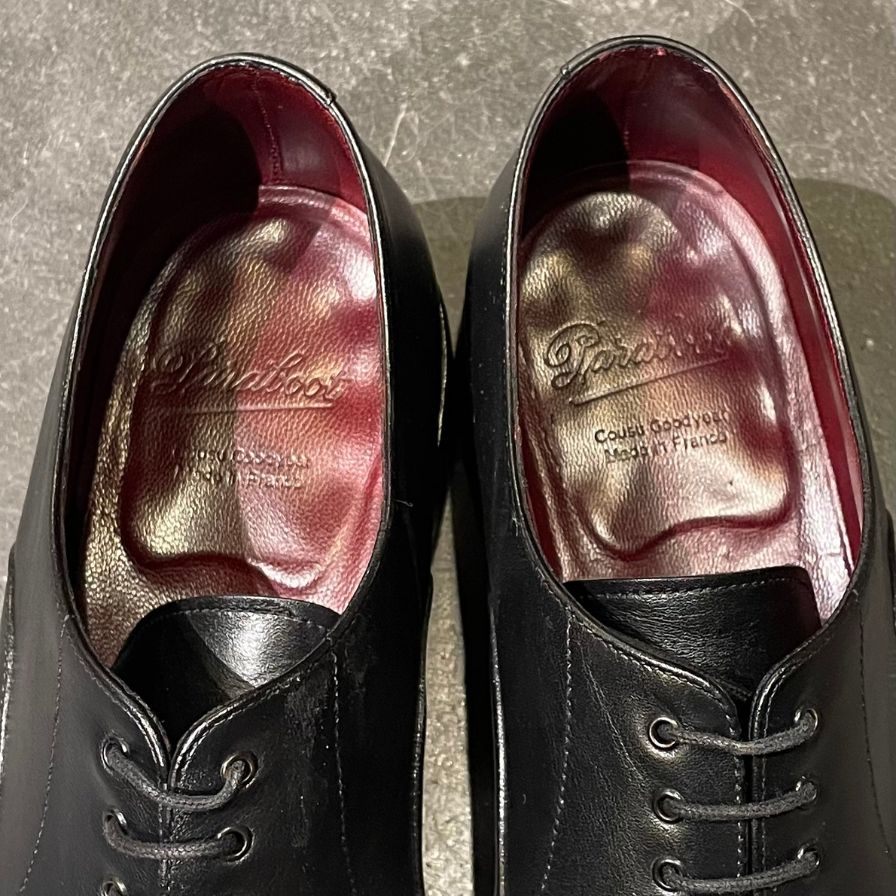 【PARABOOT】パラブーツ クレマンソー ストレートチップ カーフ ブラック サイズ UK8