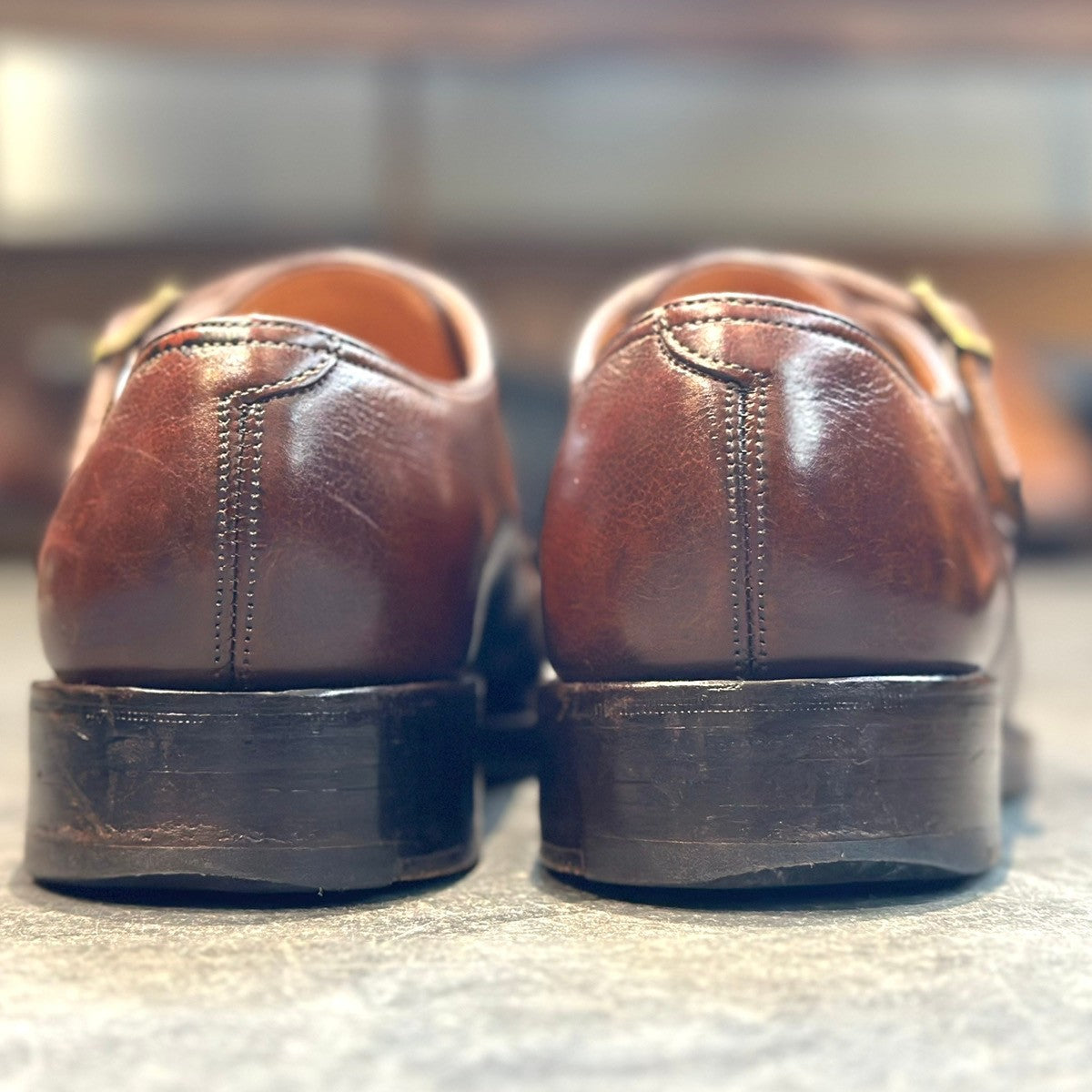 美品【JOHNLOBB】ジョンロブ ダブルモンク ウィリアム 9795ラスト ブラウン サイズUK6.5E 9795ラスト