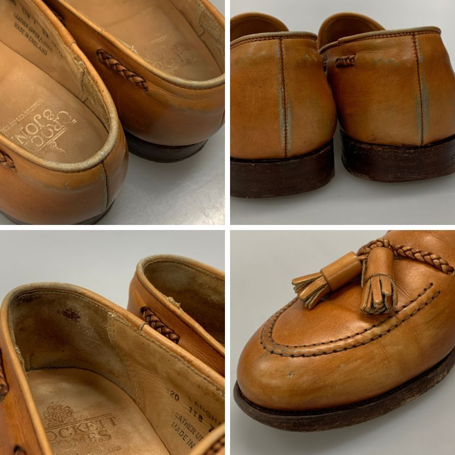 【CROCKETT&JONES】クロケット&ジョーンズ ローファー カーフ ブラウン(茶系) サイズ UK7E ラスト