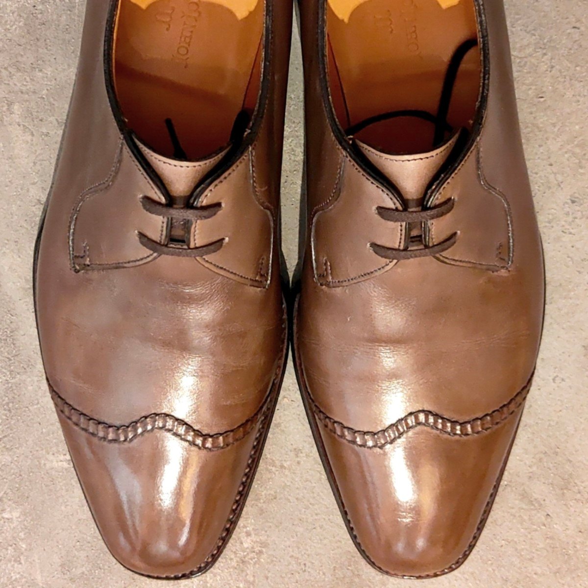 希少 使用数回 【JOHN LOBB】ジョンロブ 2002イヤーモデル ブラウン サイズ UK6.5E 8000ラスト