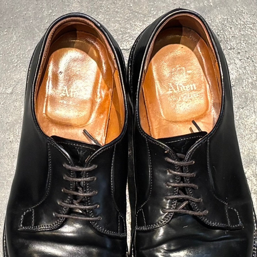【ALDEN】オールデン レザーシューズ 9901 プレーントゥ コードバン ブラック サイズUS10.5D バリーラスト